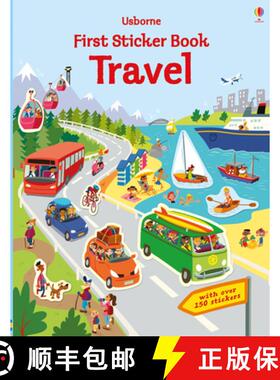 【3-4周达】First Sticker Book Travel [9781474937061]
