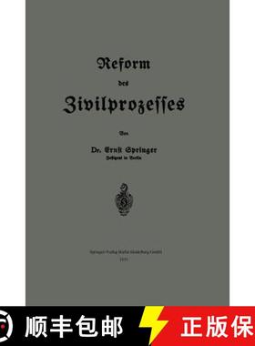 【3-4周达】Reform Des Zivilprozesses [9783662386491]