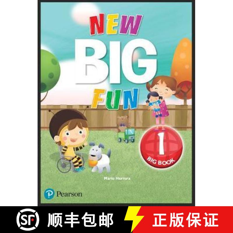 【2-3周达】New Big Fun - (AE) - 2nd Edition (2019) - Big Book - Level 1 [9781292255859]