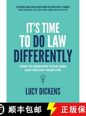 【3-4周达】It's Time To Do Law Differently: How to reshape your firm and regain your life [9781922391612]