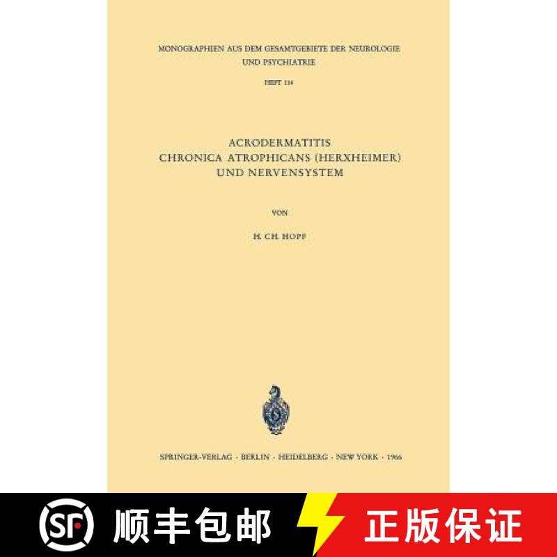 【3-4周达】Acrodermatitis Chronica Atrophicans (Herxheimer) und Nervensystem : Eine Analyse klinische... [9783540036227]