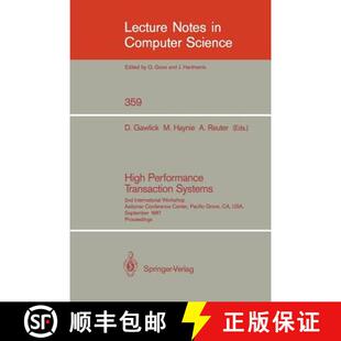 High 9783540510857 Cent... International 4周达 Workshop Transaction Performance Conference Systems Asilomar 2nd