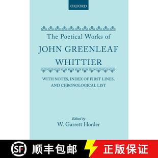 Greenleaf First Whittier With Poetical 9780198785309 and Chrono... The Works John Index Notes Lines 4周达