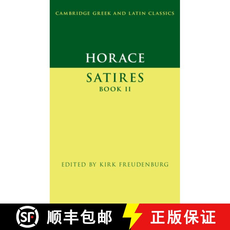 【3-4周达】Horace: Satires Book II [9780521449472]