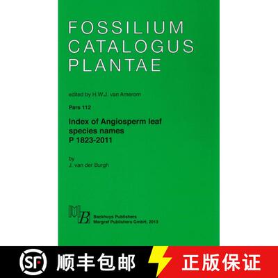 预订 Fossilium Catalogus Plantae, Volume 112 [9783823616528]