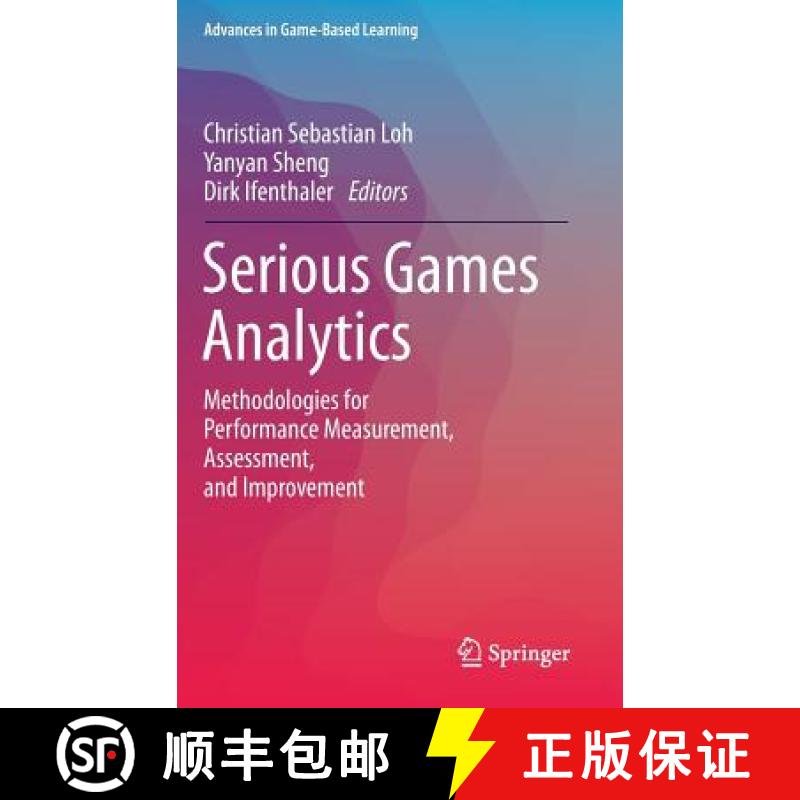 【3-4周达】Serious Games Analytics : Methodologies for Performance Measurement, Assessment, and Impro... [9783319058337]