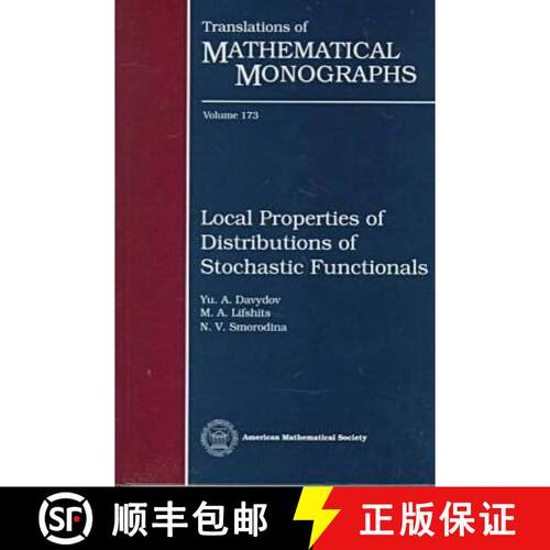 【3-4周达】精装 Local Properties of Distributions of Stochastic Functionals [9780821805848]