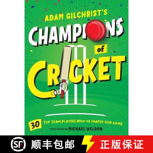 【3-4周达】精装 Adam Gilchrist's Champions of Cricket [9781922626127]