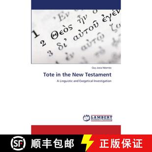 预订 Tote in the New Testament [9786139845019]