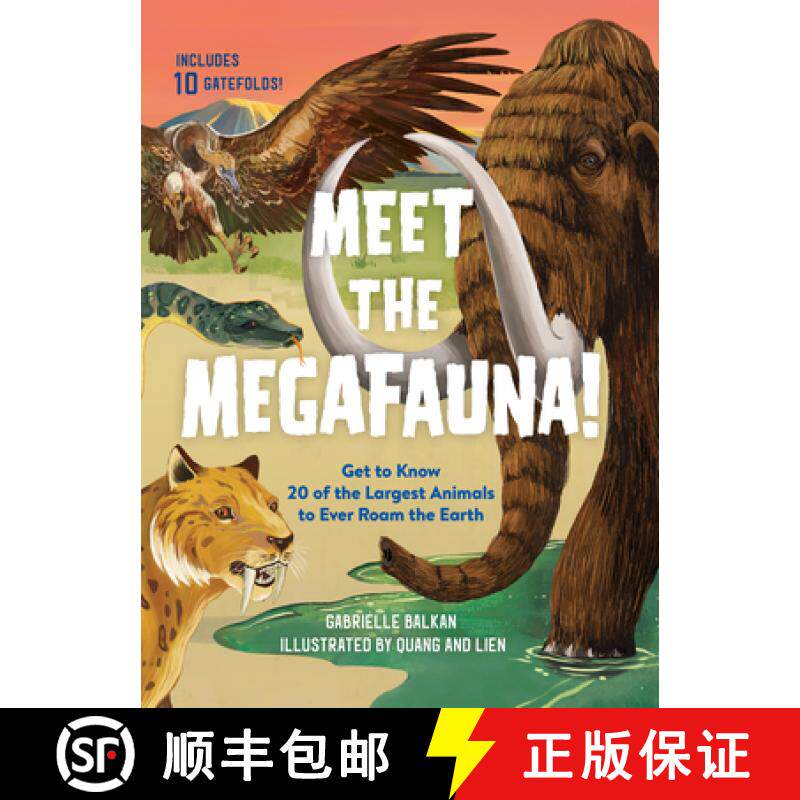 【3-4周达】Meet the Megafauna!: Get to Know 20 of the Largest Animals to Ever Roam the Earth [9781523508600]