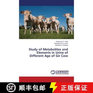 Metabolites 9783659455537 Different Study Age Elements and Cow 预订 Gir Urine