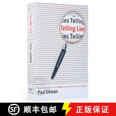 现货 说谎 Telling Lies: Clues to Deceit in the Marketplace, Politics, and Marriage 揭穿商界、政治与婚... [9780393337457]