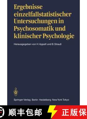 【3-4周达】Ergebnisse Einzelfallstatistischer Untersuchungen in Psychosomatik Und Klinischer Psychologie [9783540135128]