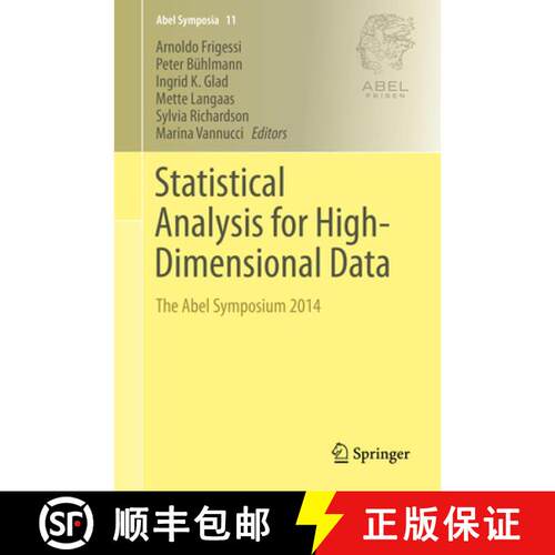 【3-4周达】精装 Statistical Analysis for High-Dimensional Data : The Abel Symposium 2014 (1st ed. 2016) [9783319270975]