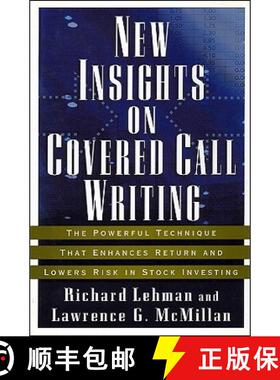 【3-4周达】New Insights On Covered Call Writing: The Powerfultechnique That Enhances Return And Lower... [9781576601334]