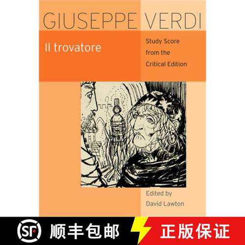 【3-4周达】Trovatore: Study Score from the Critical Edition [9780226419725]