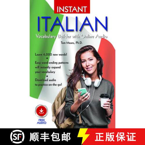 【3-4周达】Instant Italian Vocabulary Builder with Online Audio [9780781814171]