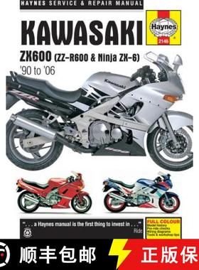 【3-4周达】Kawasaki ZX600 (Zz-R600 & Ninja Zx-6) '90 to '06 [9780857339997]