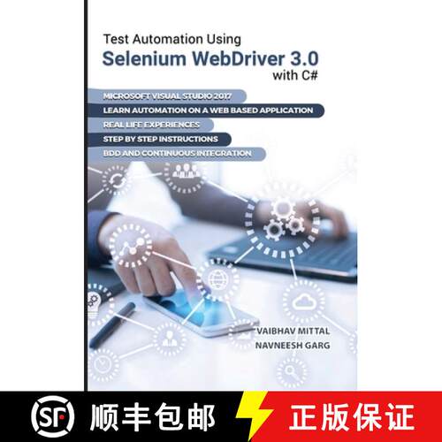 【3-4周达】Test Automation using Selenium Webdriver 3.0 with C# [9780992293567]