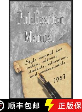 【3-4周达】Publication Manual - Style Manual for Writers, Editors, Students, Educators, and Professio... [9789562912662]