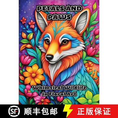 【3-4周达】Petals and Paws: Whimsical Wildlife in Floral Art [9798869063809]