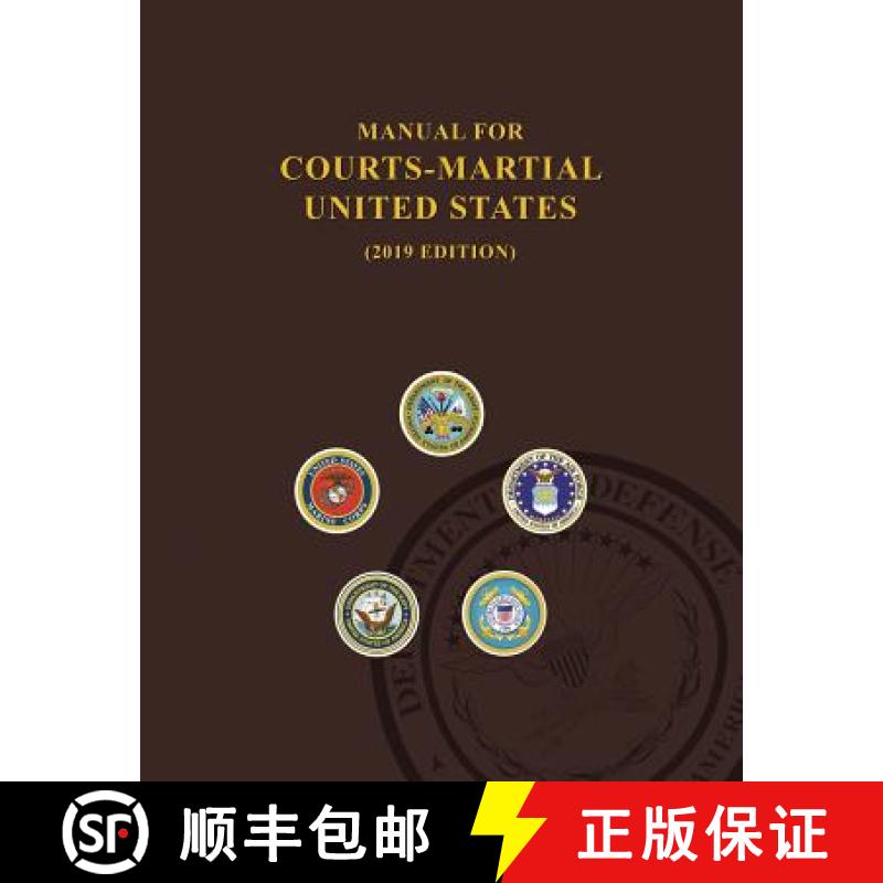 【3-4周达】Manual for Courts-Martial, United States 2019 edition [9789563101102]