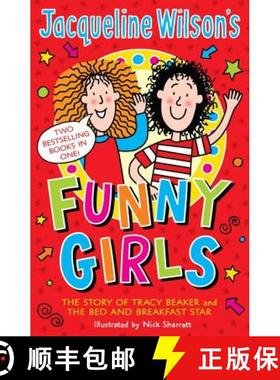 【3-4周达】Jacqueline Wilson's Funny Girls : Previously published as The Jacqueline Wilson Collection [9780440870227]