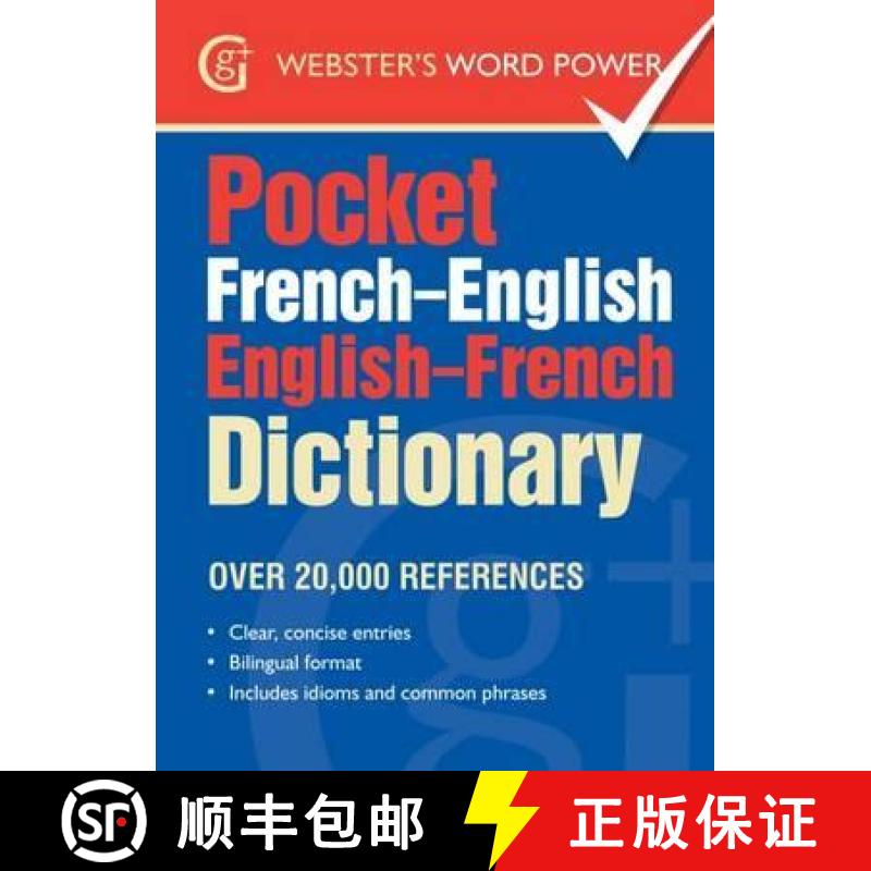 【2-3周达】Pocket French-English English-French Dictionary: Over 20,000 References [9781910965368]
