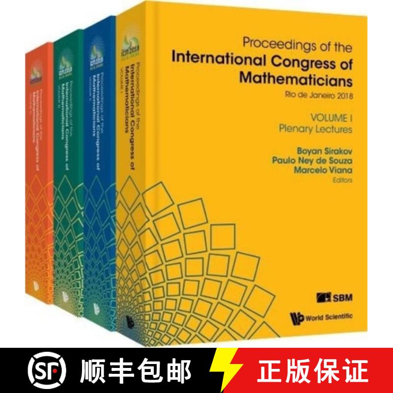 【3-4周达】Proceedings Of The International Congress Of Mathematicians 2018 (Icm 2018) (In 4 Volumes) [9789813272873]