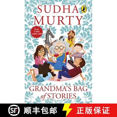 【3-4周达】Grandma's Bag Of Stories: Collection of 20+ Illustrated short stories, traditional Indian ... [9780143333623]