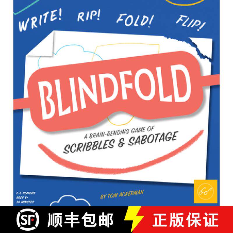 【3-4周达】The Blindfold: A Brain-Bending Game of Scribbles and Sabotage [9781797205960]