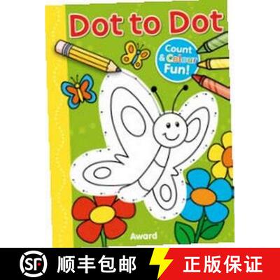 【3-4周达】Dot to Dot Butterfly and More: Counting & Colouring Fun! [9781782701224]