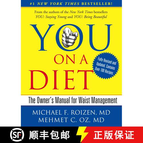 【3-4周达】精装 YOU: On A Diet Revised Edition: The Owner's Manual for Waist Management (Reissue) [9781439164969]