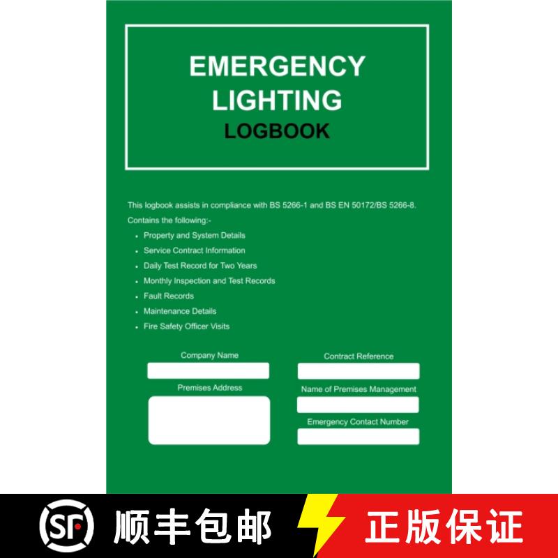 【2-3周达】Emergency Lighting Logbook [9781803524320]