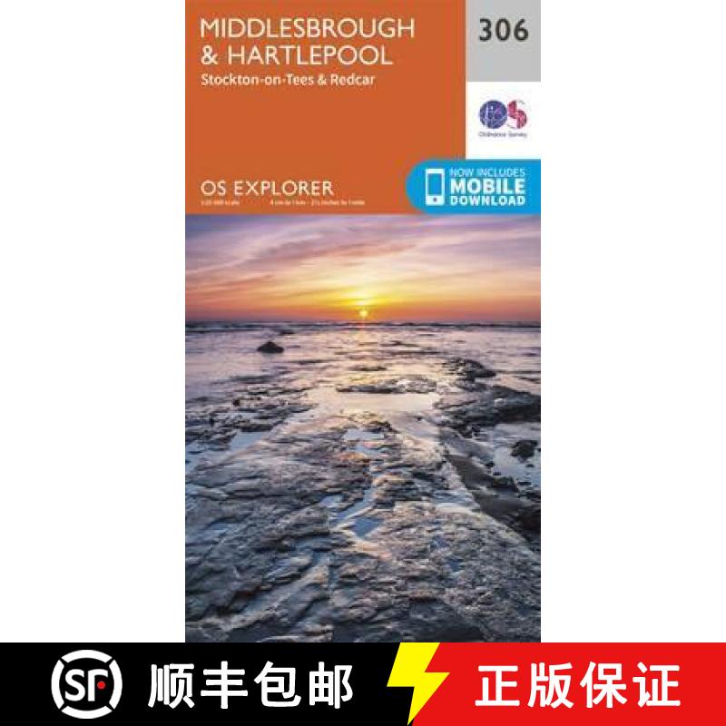 【2-3周达】Middlesbrough and Hartlepool, Stockton-on-Tees and Redcar [9780319245583]