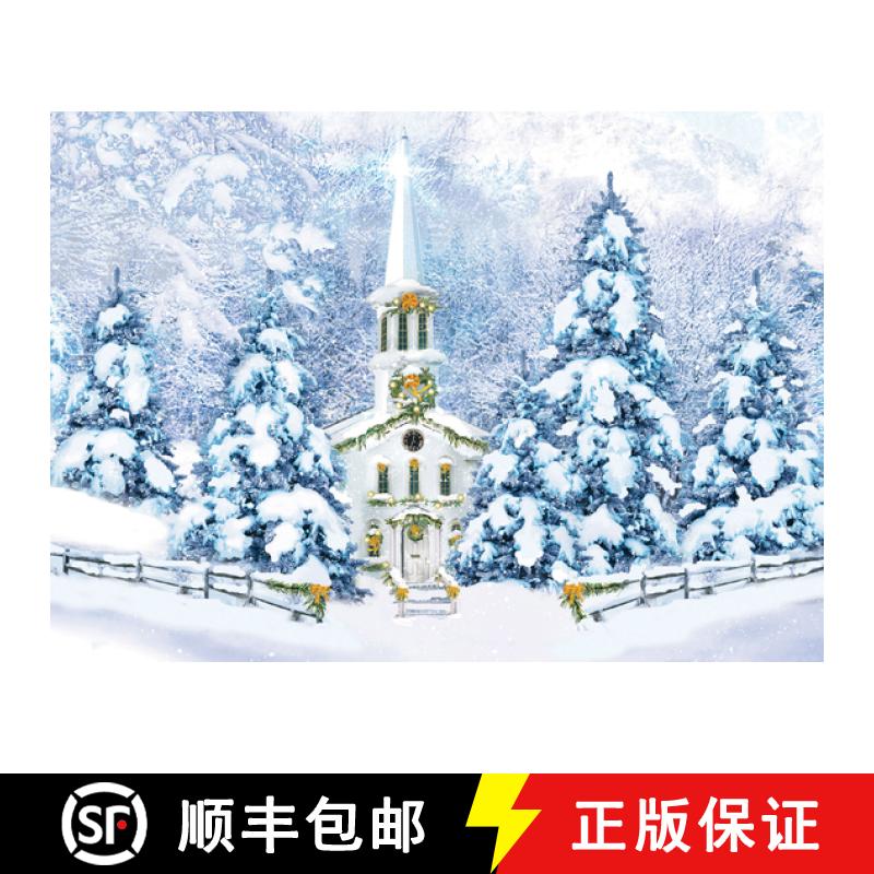 【3-4周达】Winter Sanctuary Deluxe Boxed Holiday Cards (20 Cards, 21 Self-Sealing Envelopes) [9781441343376]