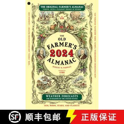 【3-4周达】The 2024 Old Farmer's Almanac [9781571989529]