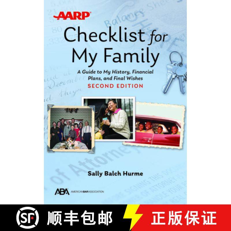 【3-4周达】ABA/AARP Checklist for My Family : A Guide to My History, Financial Plans, and Final Wishe... [9781639050154]