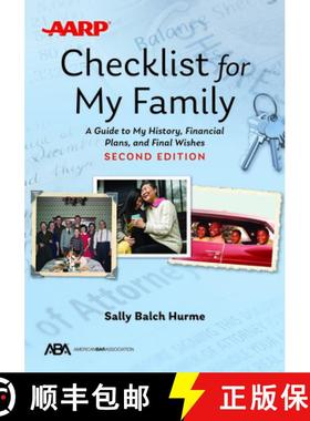 【3-4周达】ABA/AARP Checklist for My Family : A Guide to My History, Financial Plans, and Final Wishe... [9781639050154]