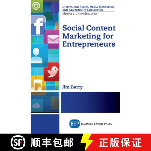 【3-4周达】Social Content Marketing for Entrepreneurs [9781631572128]