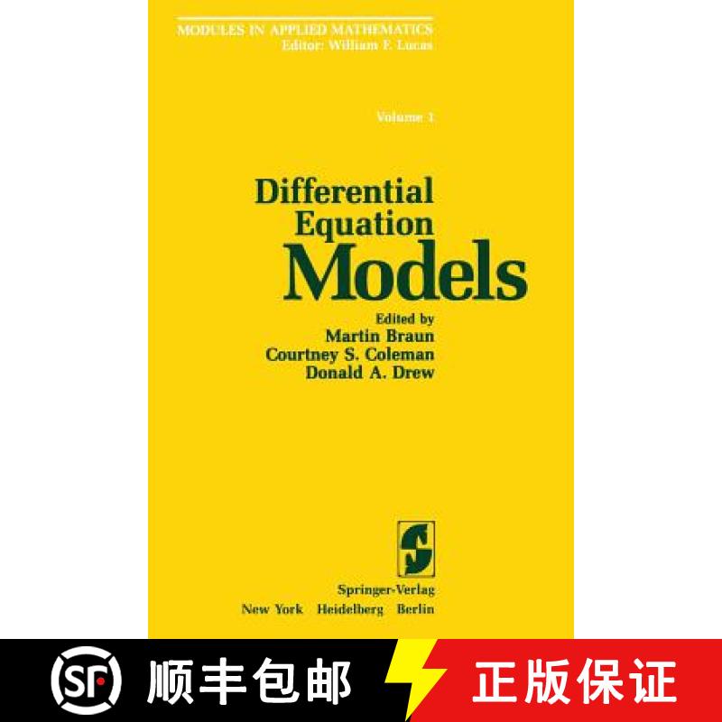 【3-4周达】Differential Equation Models [9781461254294]
