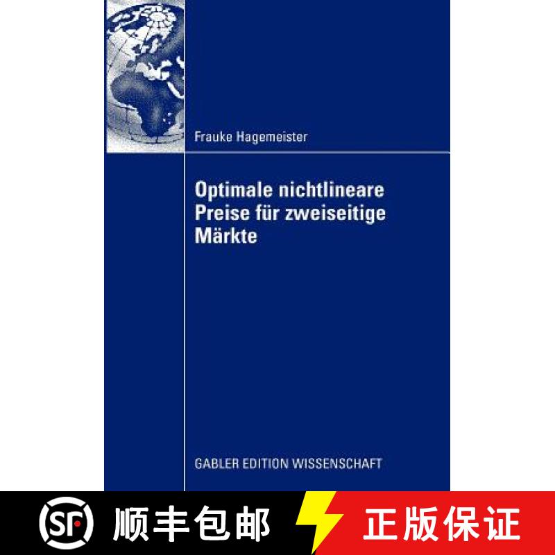 【3-4周达】Optimale nichtlineare Preise für zweiseitige Märkte [9783834915887]