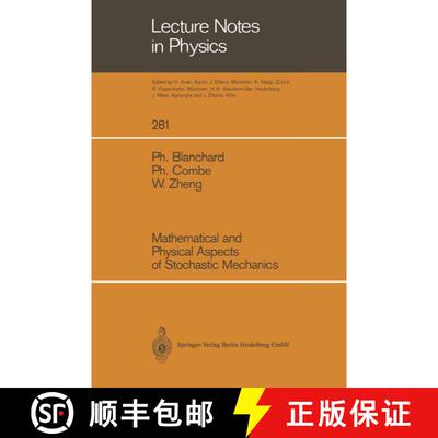 【3-4周达】Mathematical and Physical Aspects of Stochastic Mechanics (Softcover reprint of the origin... [9783662136065]