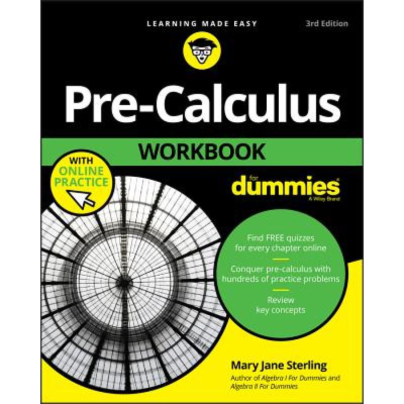 【4周达】Pre-Calculus Workbook Fd [Wiley数学] [9781119508809] 书籍/杂志/报纸 原版其它 原图主图