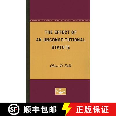 【3-4周达】The Effect of an Unconstitutional Statute [9780816659166]