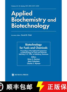 【3-4周达】精装 Biotechnology for Fuels and Chemicals: Proceedings of the Eighteenth Symposium on Bio... [9780896035041]