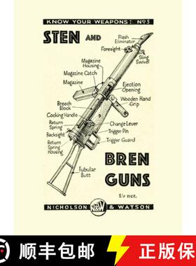 【3-4周达】Sten and Bren Guns [9781474535380]