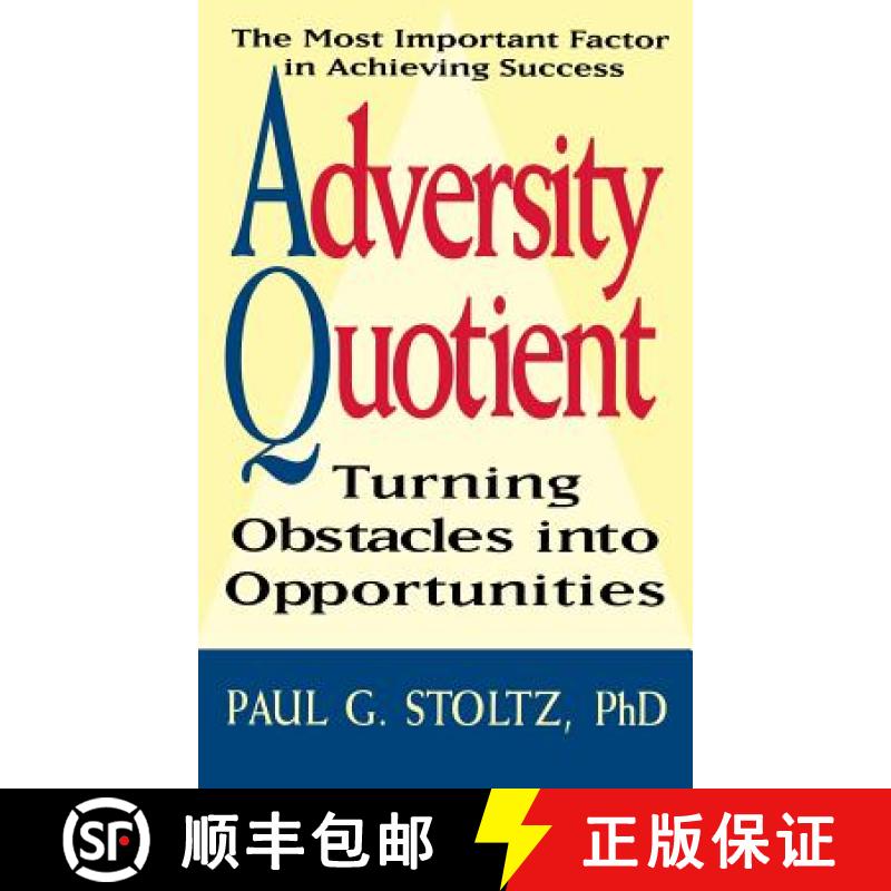 【3-4周达】Adversity Quotient: Turning Obstacles Into Opportunities [Wiley经管] [9780471178927]