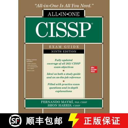 【3-4周达】Cissp All-In-One Exam Guide, Ninth Edition [9781260467376]