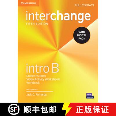 【3-4周达】Interchange Intro B Full Contact with Digital Pack [With eBook] [9781009040624]